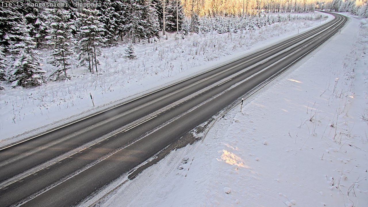 Weather Camera Image Väg 13 Kangasniemi, Häppälä, Kangasniemi, Etelä-Savo
