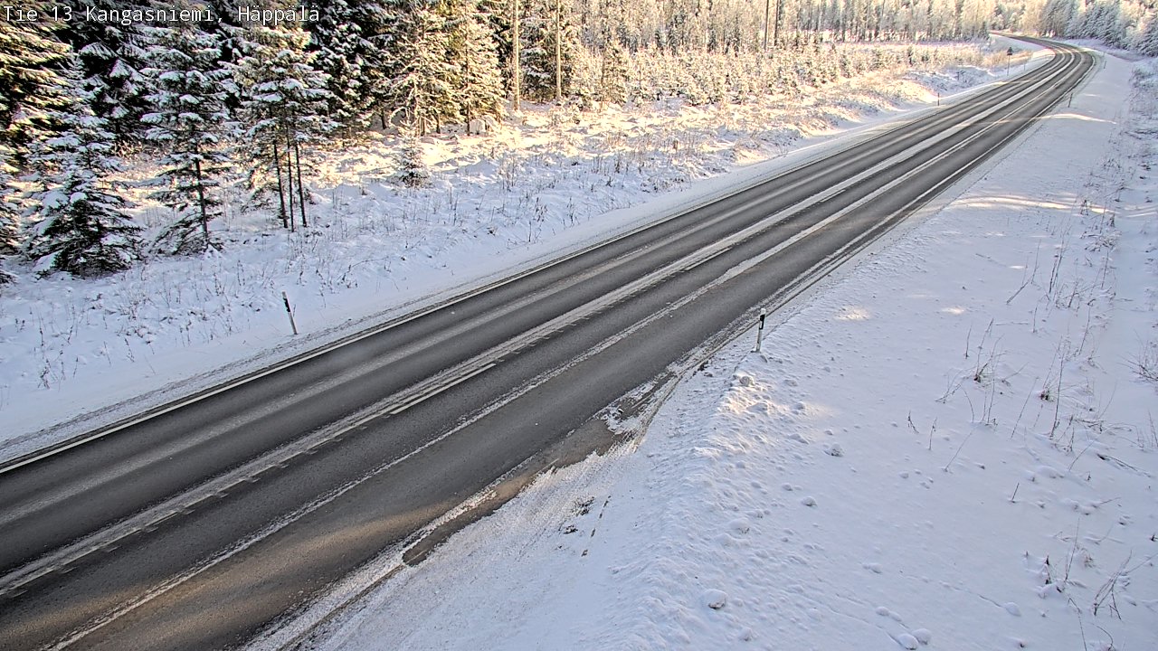 Weather Camera Image Road 13 Kangasniemi, Häppälä, Kangasniemi, Etelä-Savo