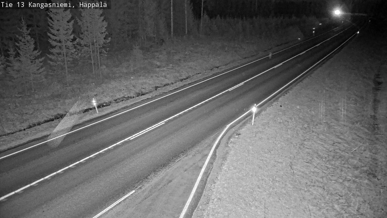 Weather Camera Image Väg 13 Kangasniemi, Häppälä, Kangasniemi, Etelä-Savo
