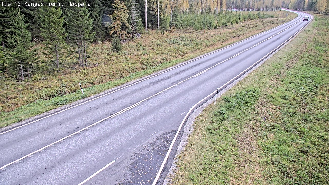 Kelikamerat Kuva Tie 13 Kangasniemi, Häppälä, Kangasniemi, Etelä-Savo