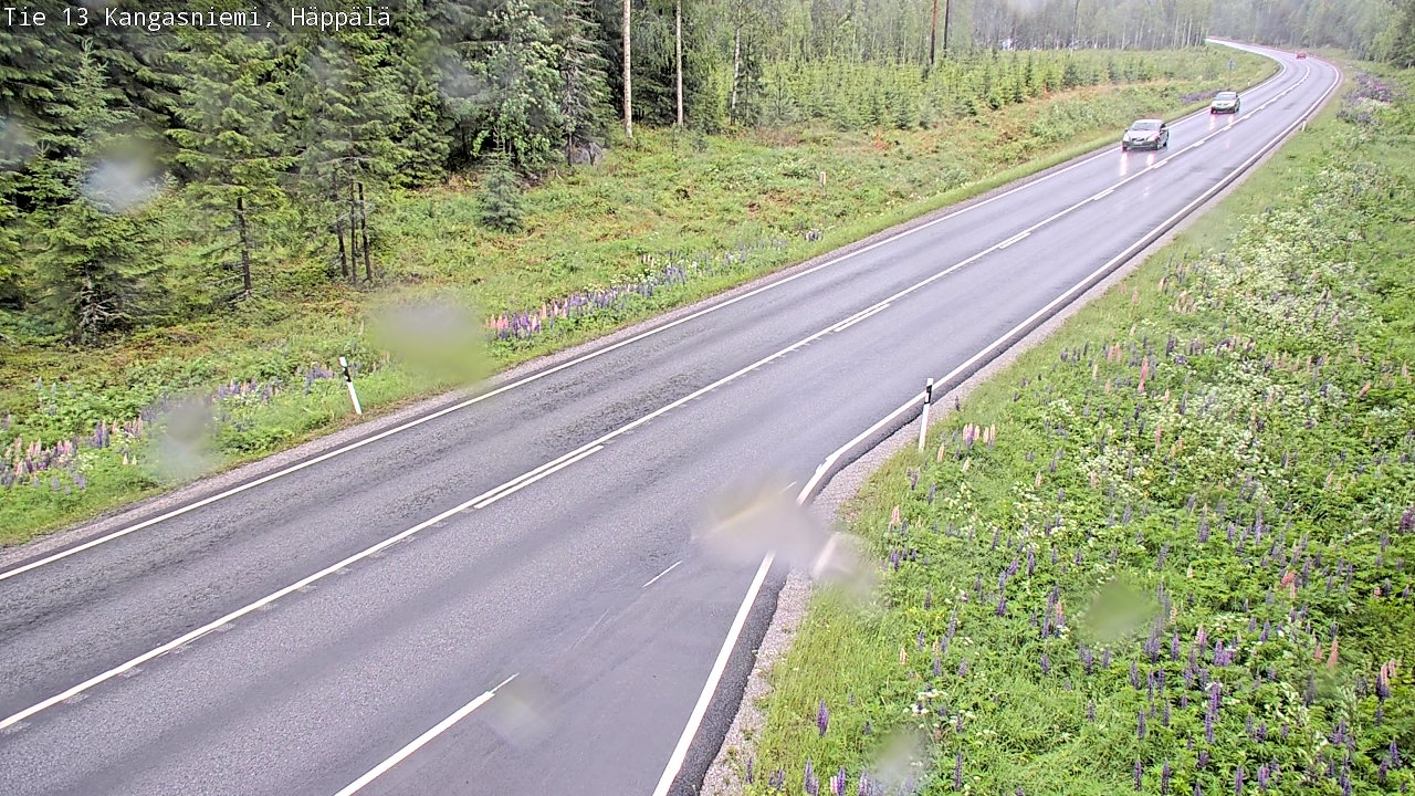 Weather Camera Image Road 13 Kangasniemi, Häppälä, Kangasniemi, Etelä-Savo