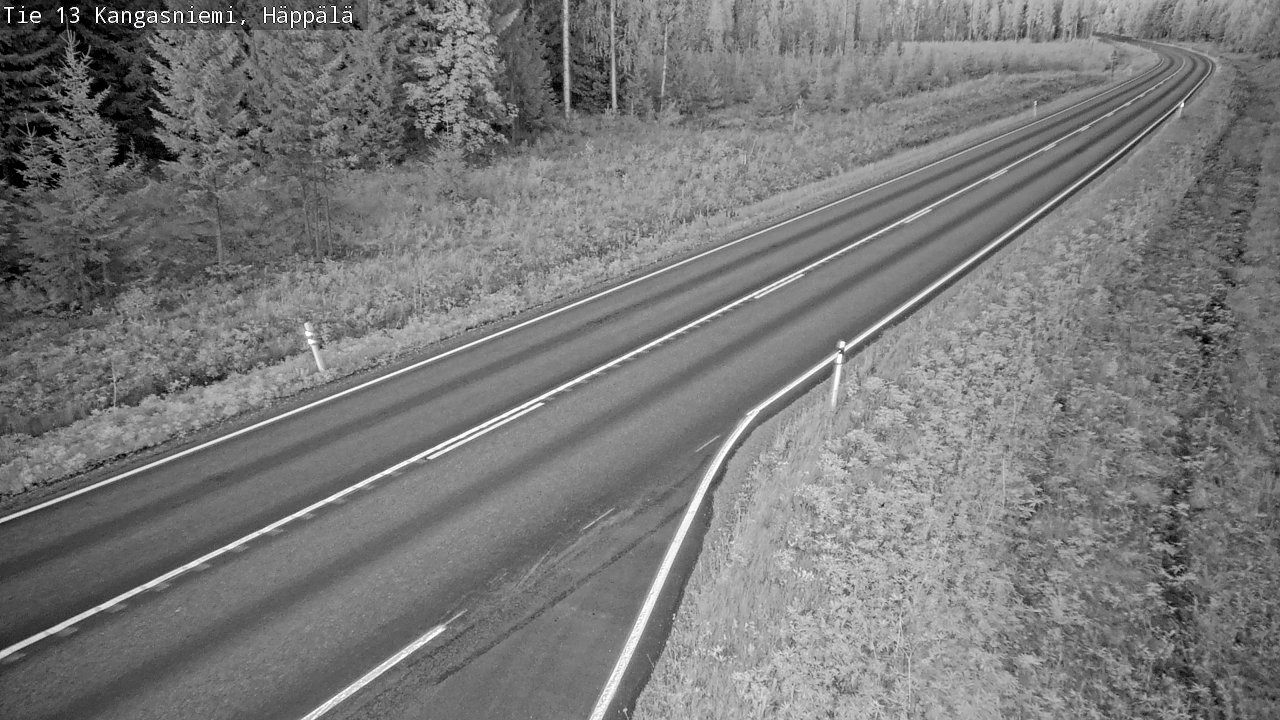 Weather Camera Image Road 13 Kangasniemi, Häppälä, Kangasniemi, Etelä-Savo