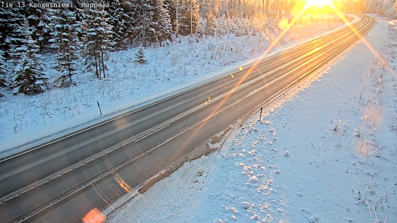 Kelikamerat Kuva Tie 13 Kangasniemi, Häppälä, Kangasniemi, Etelä-Savo
