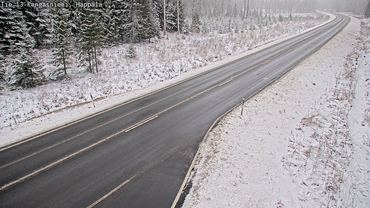 Weather Camera Image Väg 13 Kangasniemi, Häppälä, Kangasniemi, Etelä-Savo