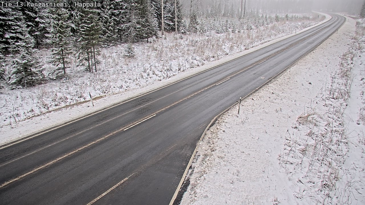 Weather Camera Image Väg 13 Kangasniemi, Häppälä, Kangasniemi, Etelä-Savo