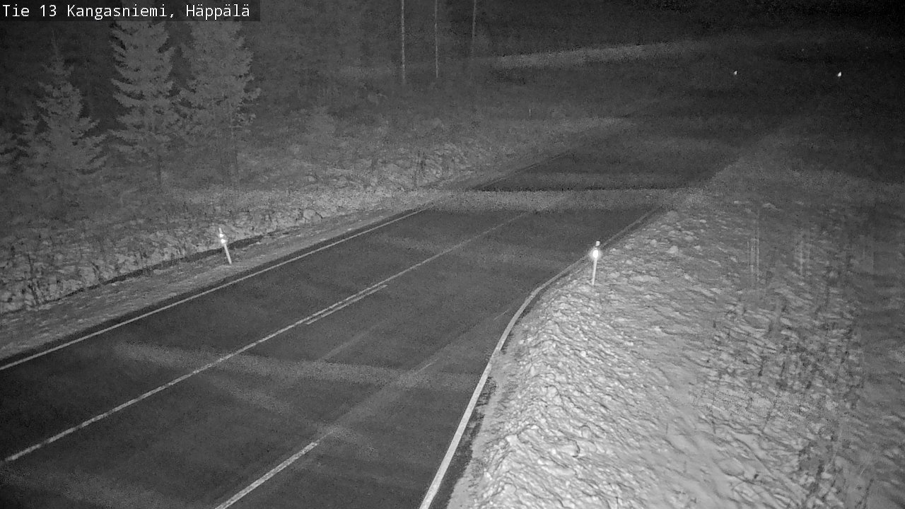 Weather Camera Image Väg 13 Kangasniemi, Häppälä, Kangasniemi, Etelä-Savo