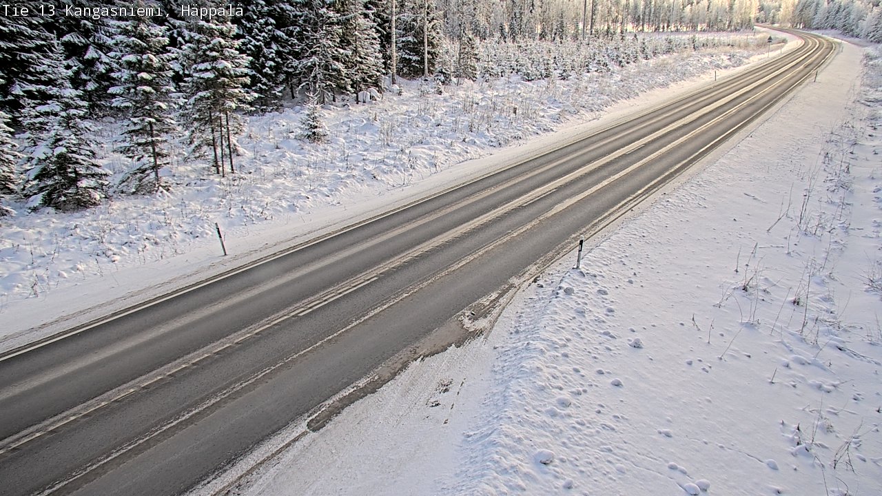 Weather Camera Image Road 13 Kangasniemi, Häppälä, Kangasniemi, Etelä-Savo