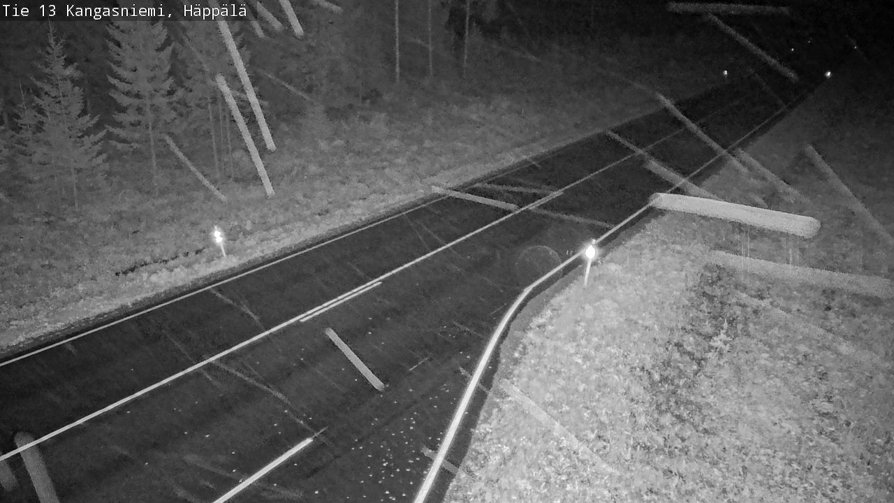 Weather Camera Image Road 13 Kangasniemi, Häppälä, Kangasniemi, Etelä-Savo