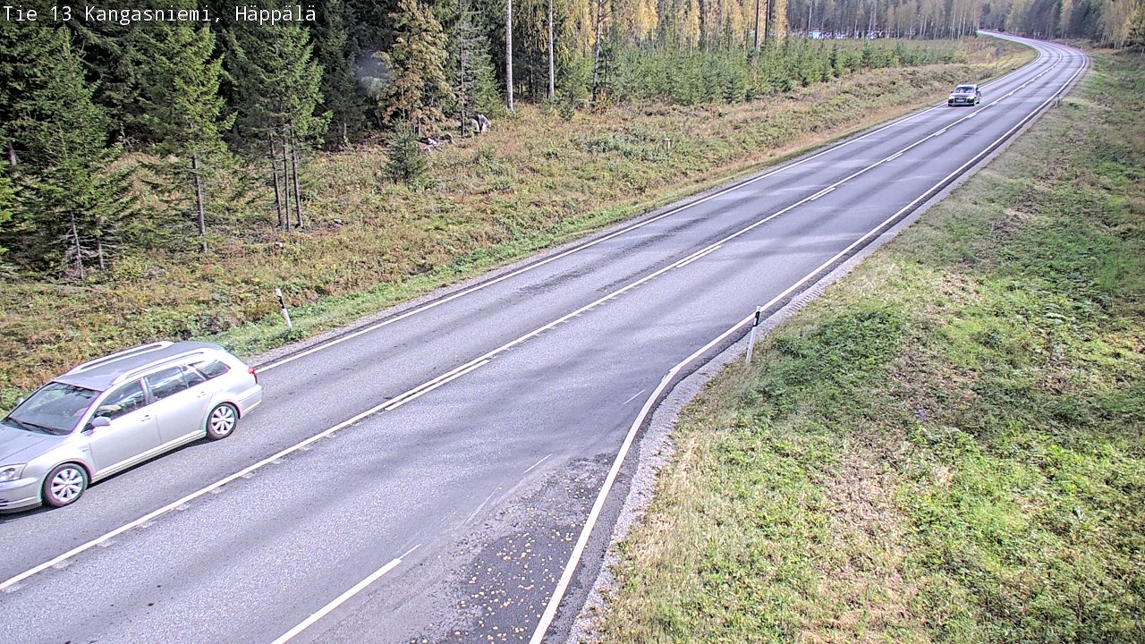 Kelikamerat Kuva Tie 13 Kangasniemi, Häppälä, Kangasniemi, Etelä-Savo