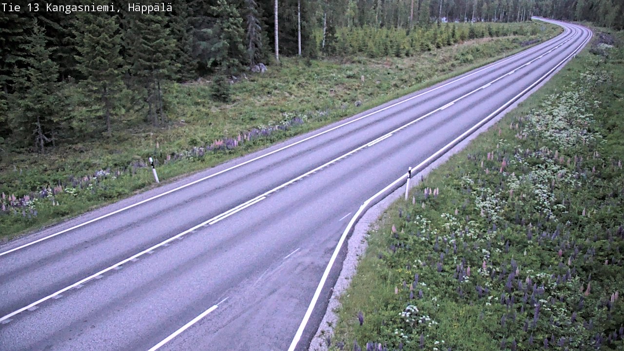 Kelikamerat Kuva Tie 13 Kangasniemi, Häppälä, Kangasniemi, Etelä-Savo