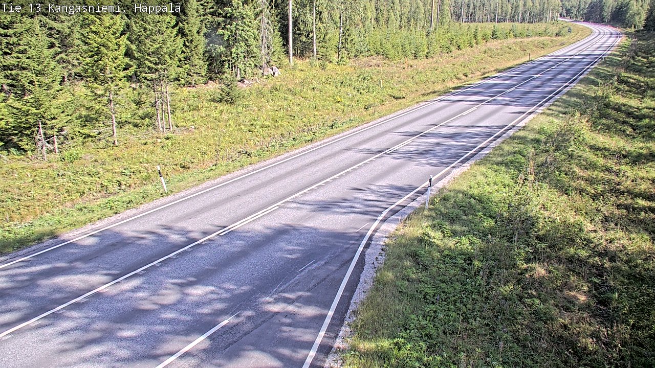 Weather Camera Image Road 13 Kangasniemi, Häppälä, Kangasniemi, Etelä-Savo