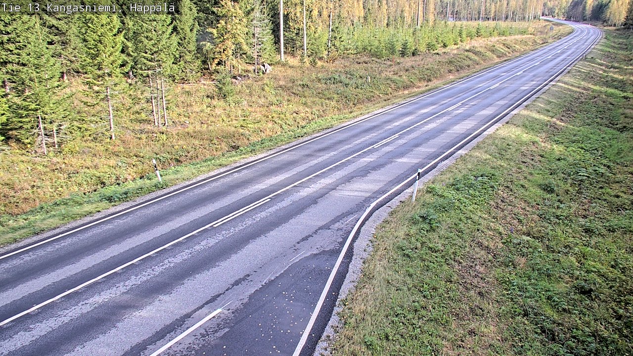 Weather Camera Image Road 13 Kangasniemi, Häppälä, Kangasniemi, Etelä-Savo
