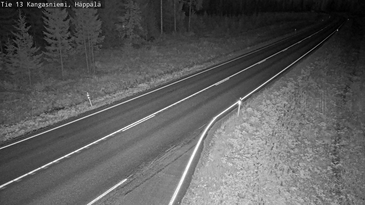Weather Camera Image Road 13 Kangasniemi, Häppälä, Kangasniemi, Etelä-Savo