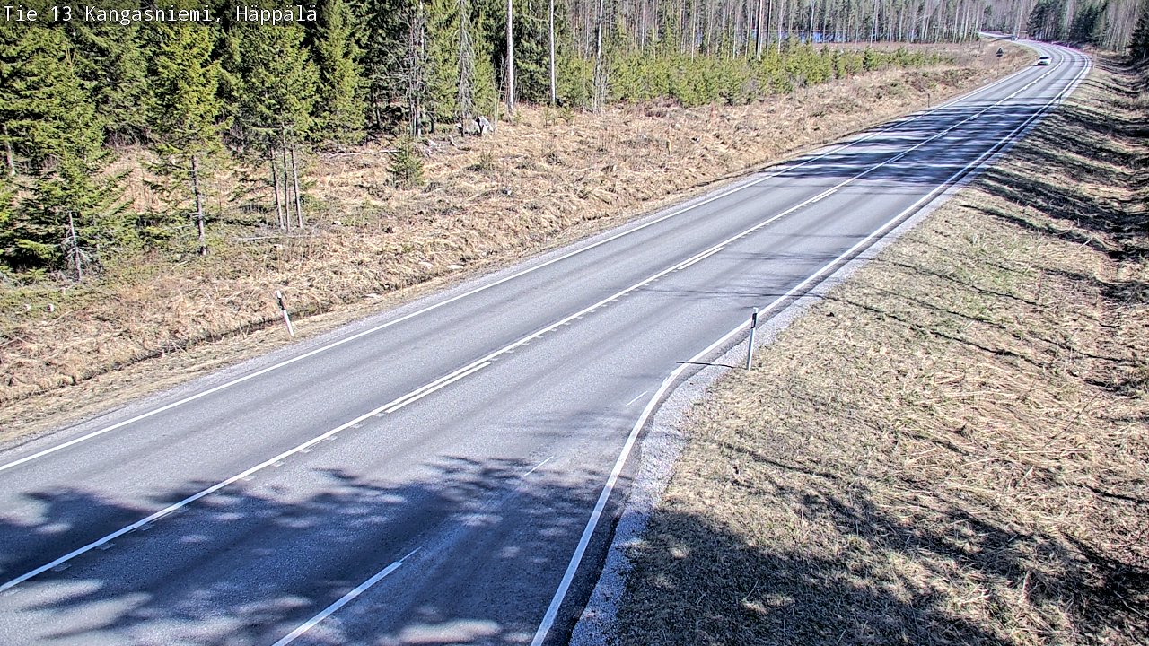 Weather Camera Image Väg 13 Kangasniemi, Häppälä, Kangasniemi, Etelä-Savo
