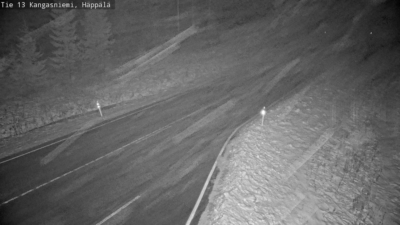 Weather Camera Image Väg 13 Kangasniemi, Häppälä, Kangasniemi, Etelä-Savo