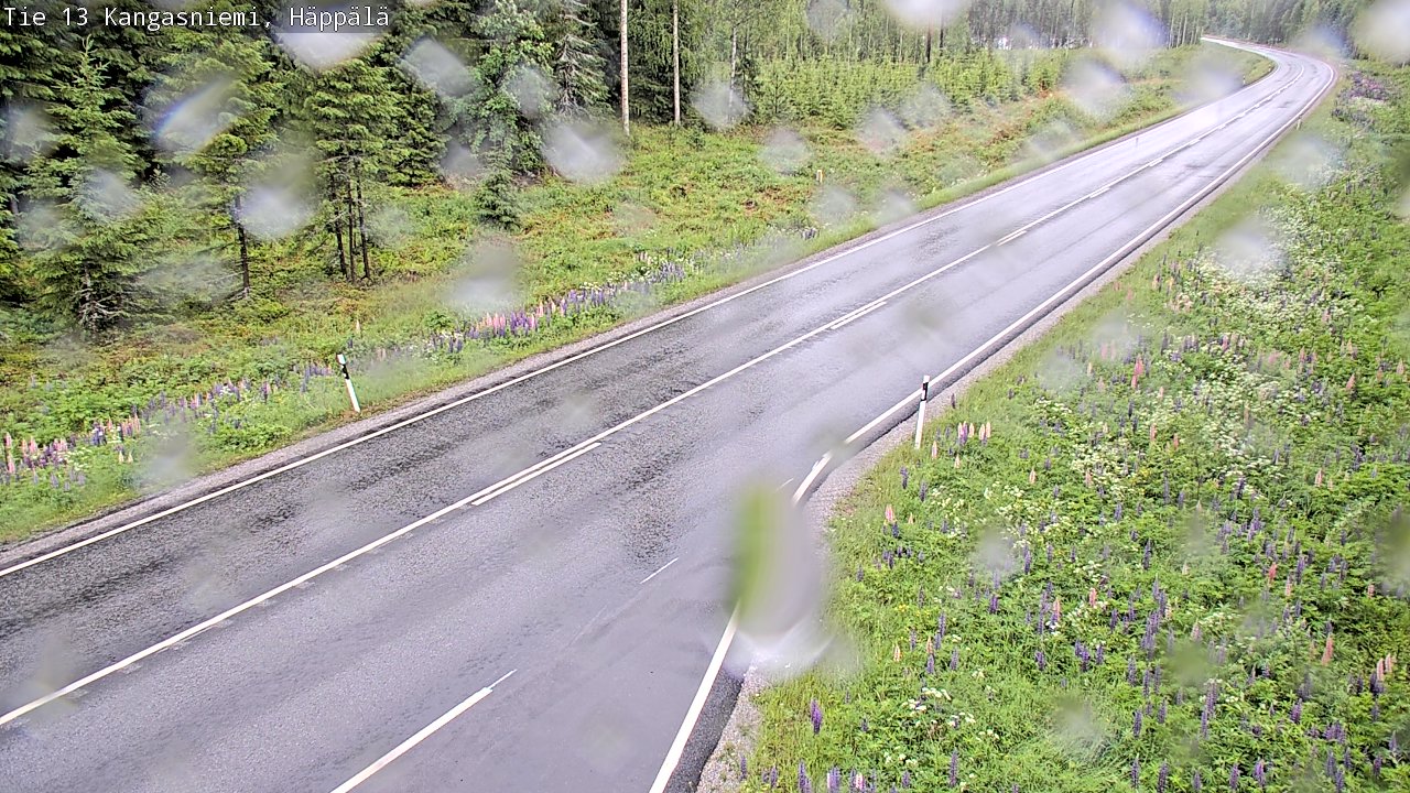 Weather Camera Image Väg 13 Kangasniemi, Häppälä, Kangasniemi, Etelä-Savo