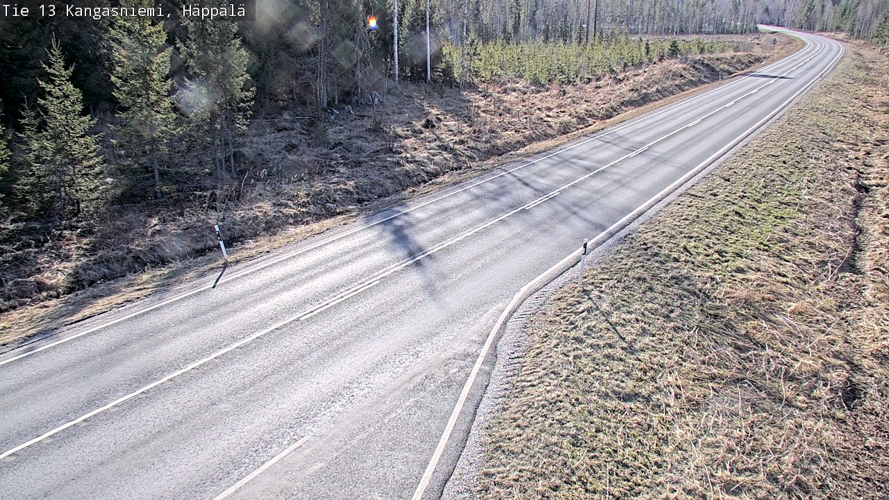 Weather Camera Image Väg 13 Kangasniemi, Häppälä, Kangasniemi, Etelä-Savo