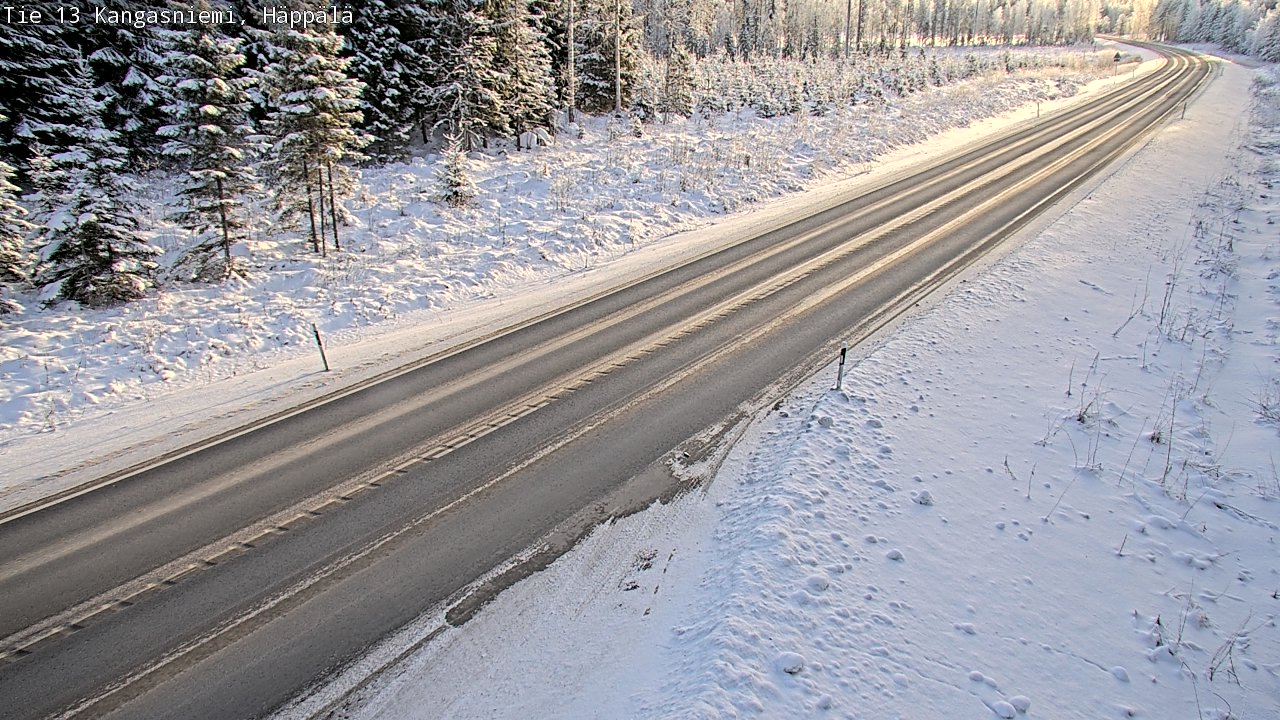 Weather Camera Image Road 13 Kangasniemi, Häppälä, Kangasniemi, Etelä-Savo