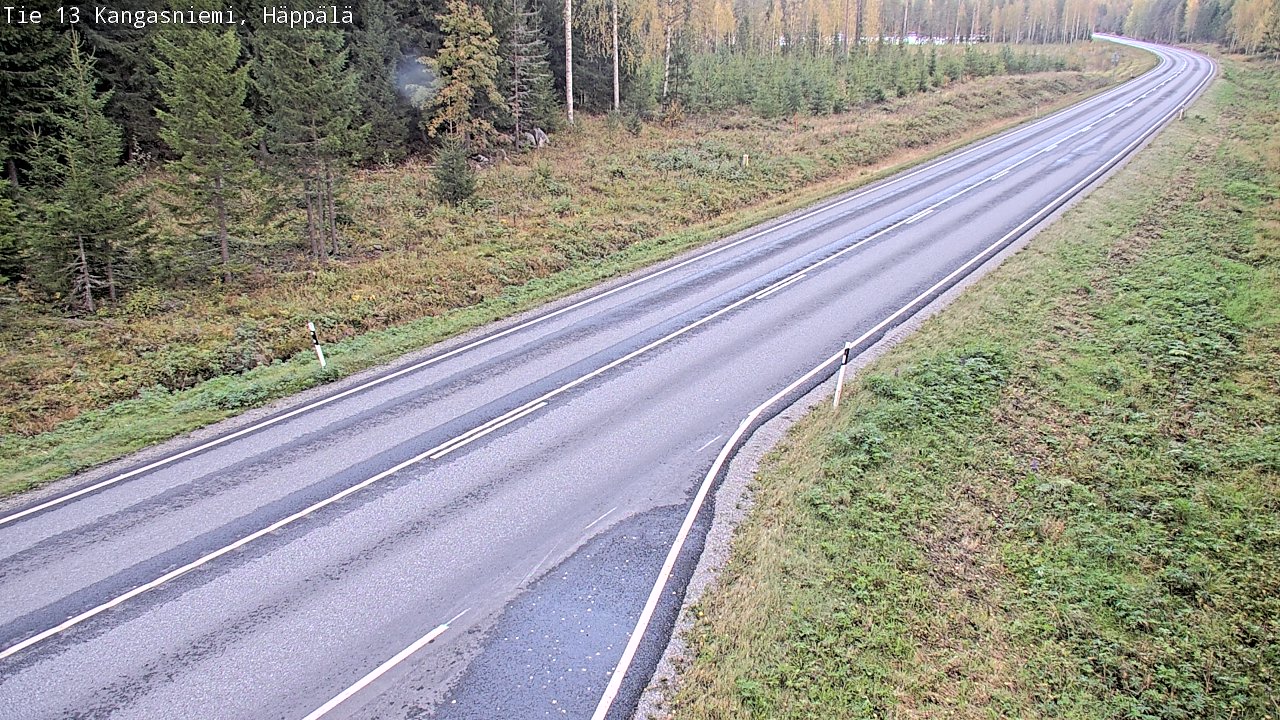Weather Camera Image Road 13 Kangasniemi, Häppälä, Kangasniemi, Etelä-Savo