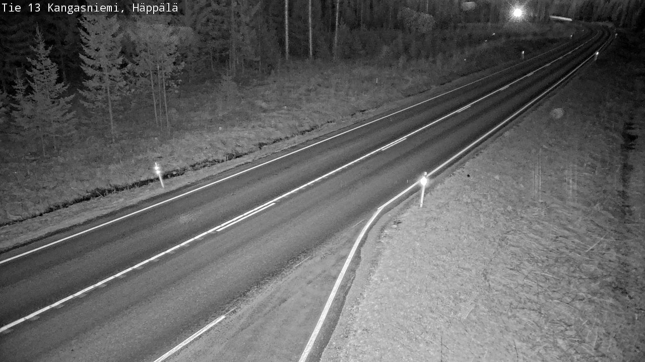 Weather Camera Image Väg 13 Kangasniemi, Häppälä, Kangasniemi, Etelä-Savo