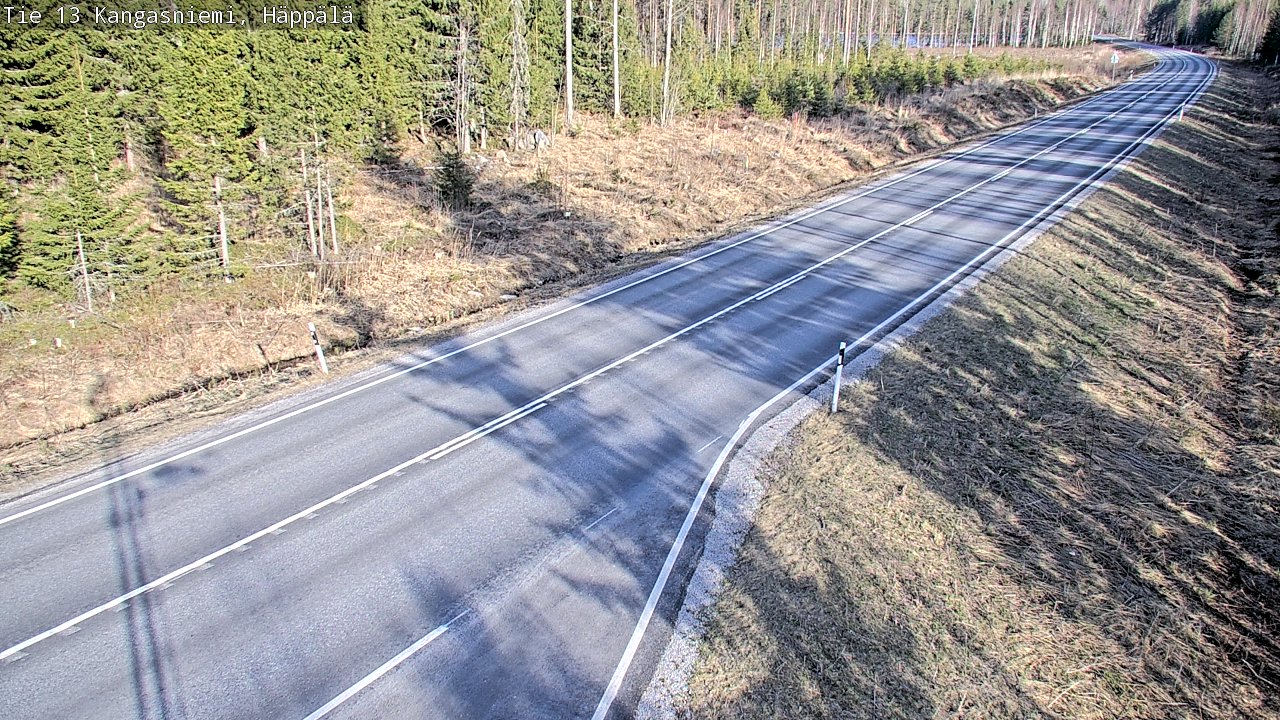Weather Camera Image Väg 13 Kangasniemi, Häppälä, Kangasniemi, Etelä-Savo