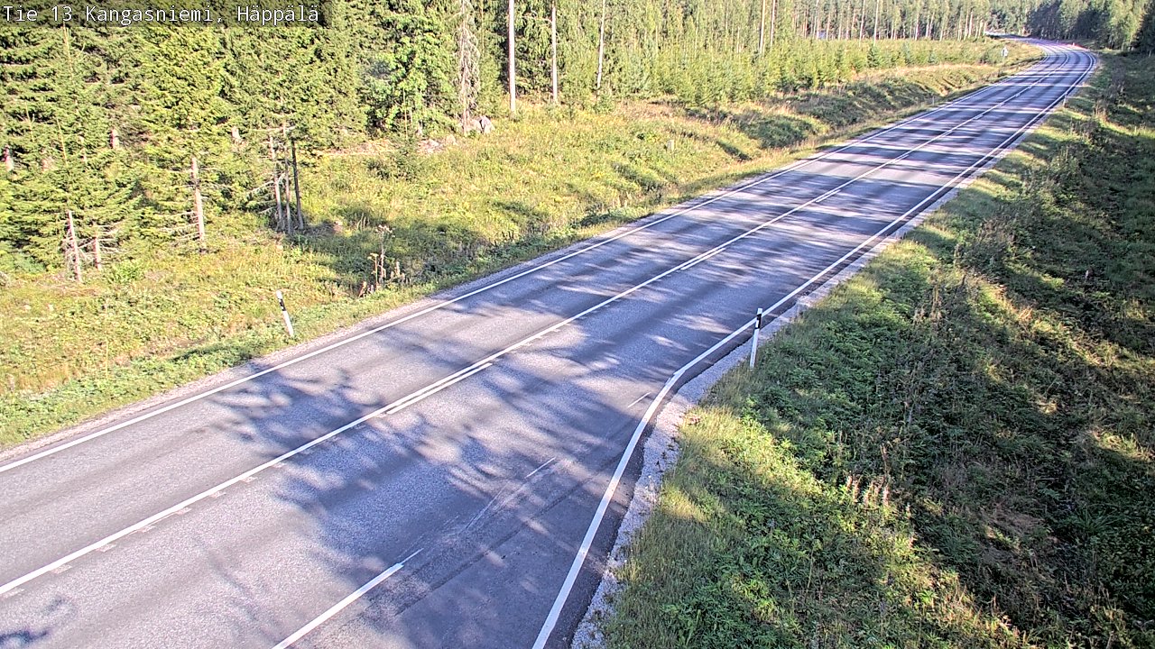 Weather Camera Image Road 13 Kangasniemi, Häppälä, Kangasniemi, Etelä-Savo