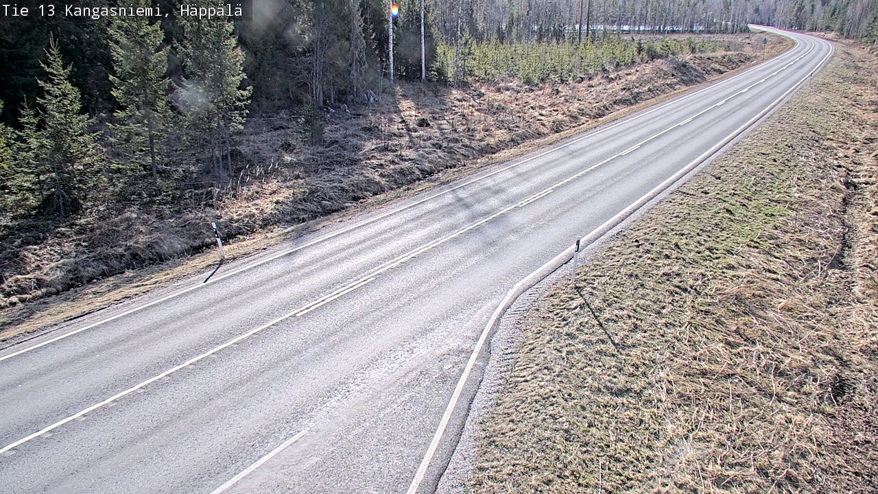Weather Camera Image Väg 13 Kangasniemi, Häppälä, Kangasniemi, Etelä-Savo