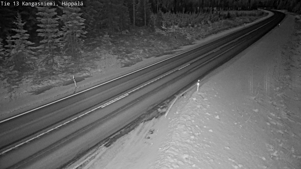 Weather Camera Image Väg 13 Kangasniemi, Häppälä, Kangasniemi, Etelä-Savo