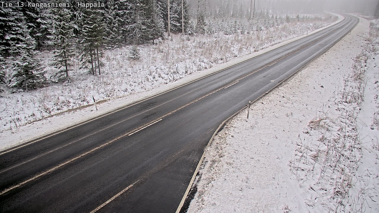 Weather Camera Image Väg 13 Kangasniemi, Häppälä, Kangasniemi, Etelä-Savo