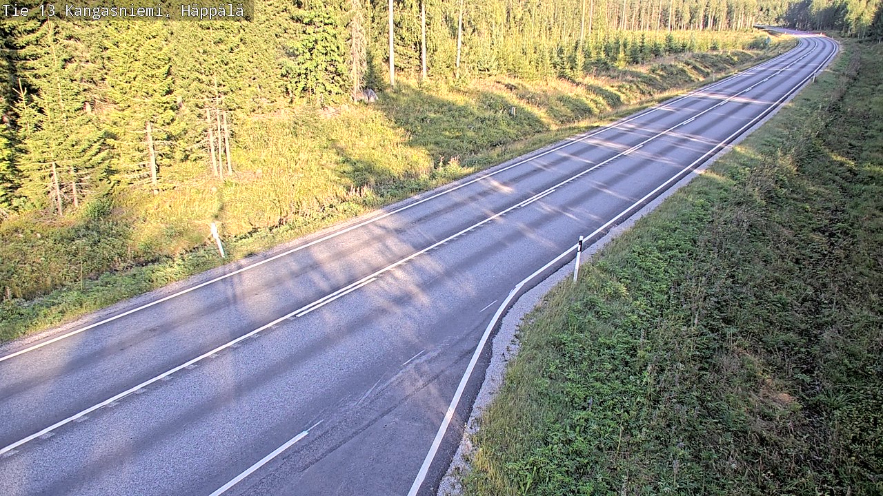 Weather Camera Image Road 13 Kangasniemi, Häppälä, Kangasniemi, Etelä-Savo