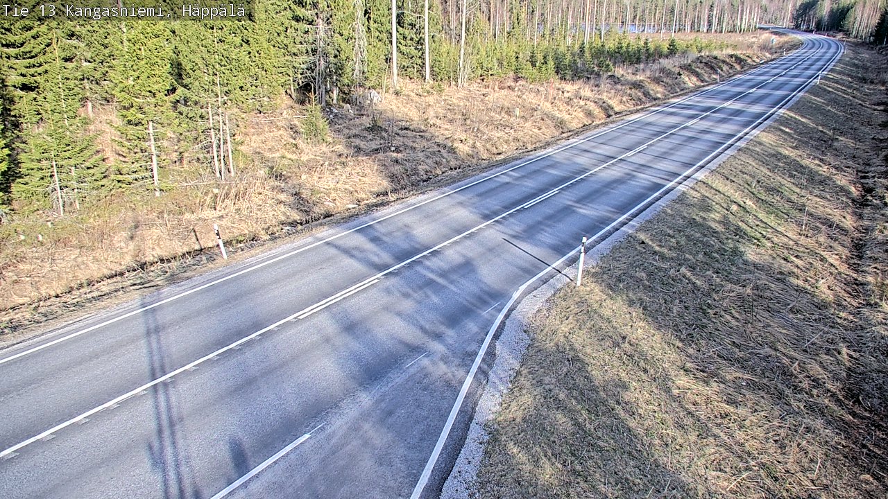 Weather Camera Image Väg 13 Kangasniemi, Häppälä, Kangasniemi, Etelä-Savo