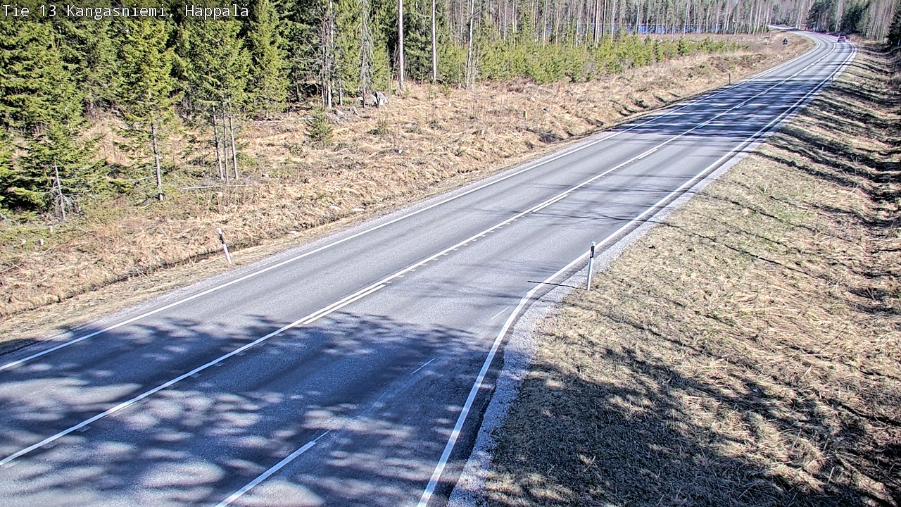 Weather Camera Image Väg 13 Kangasniemi, Häppälä, Kangasniemi, Etelä-Savo