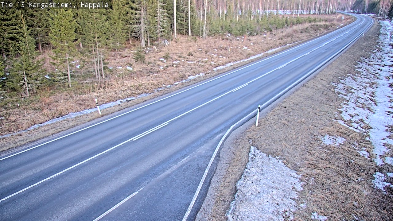 Weather Camera Image Road 13 Kangasniemi, Häppälä, Kangasniemi, Etelä-Savo