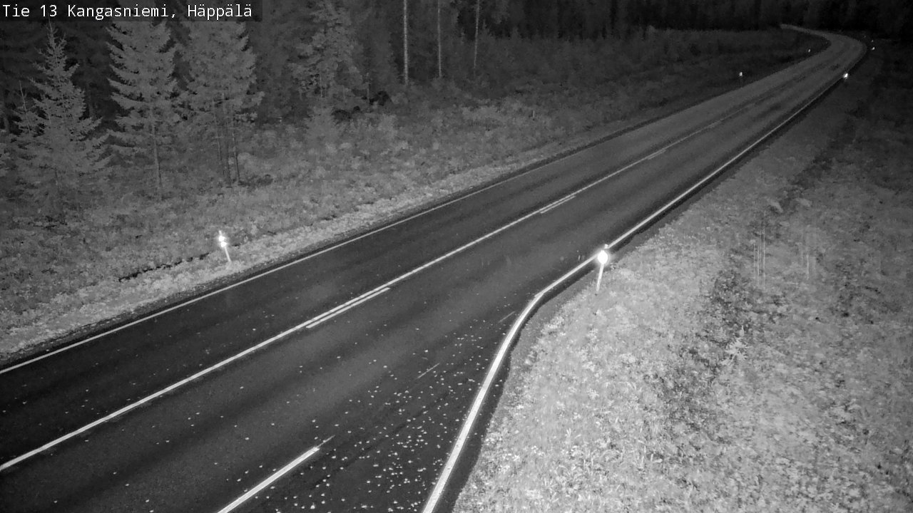 Weather Camera Image Road 13 Kangasniemi, Häppälä, Kangasniemi, Etelä-Savo