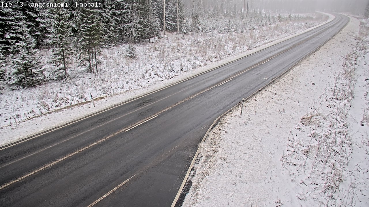 Weather Camera Image Väg 13 Kangasniemi, Häppälä, Kangasniemi, Etelä-Savo