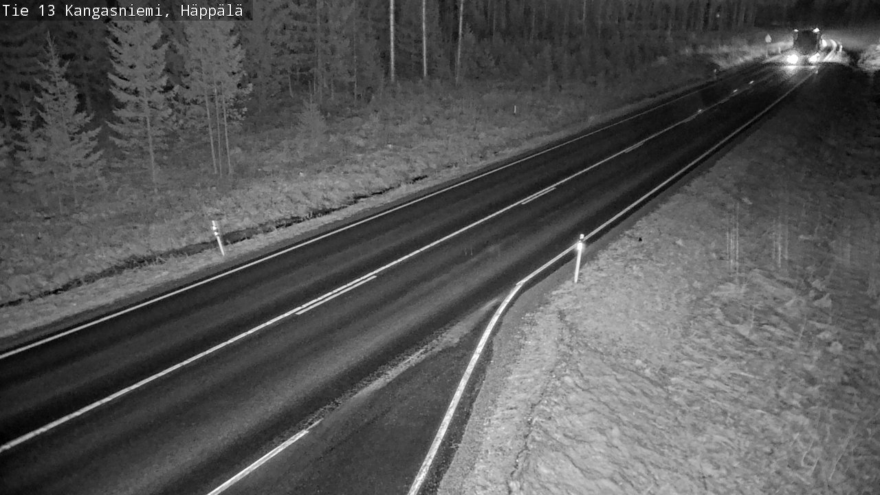 Weather Camera Image Road 13 Kangasniemi, Häppälä, Kangasniemi, Etelä-Savo