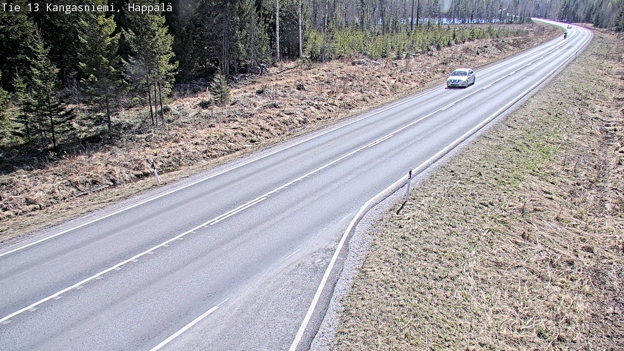 Weather Camera Image Road 13 Kangasniemi, Häppälä, Kangasniemi, Etelä-Savo