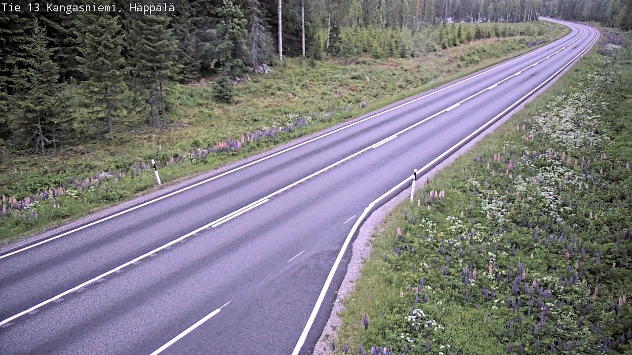 Kelikamerat Kuva Tie 13 Kangasniemi, Häppälä, Kangasniemi, Etelä-Savo
