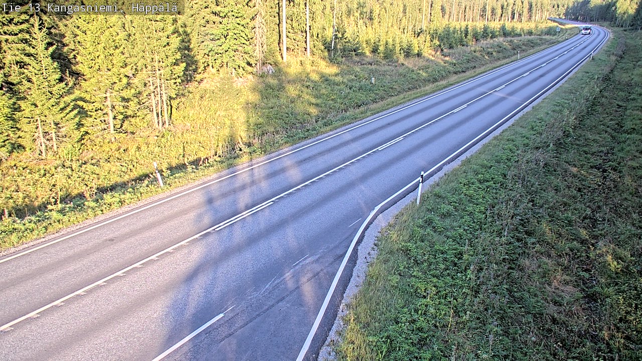 Weather Camera Image Road 13 Kangasniemi, Häppälä, Kangasniemi, Etelä-Savo
