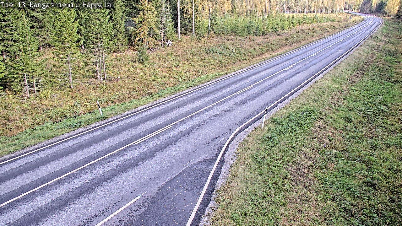 Weather Camera Image Road 13 Kangasniemi, Häppälä, Kangasniemi, Etelä-Savo