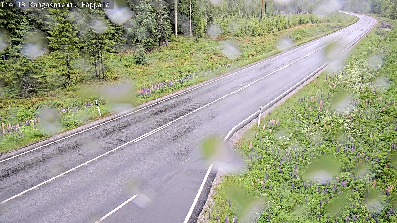 Weather Camera Image Väg 13 Kangasniemi, Häppälä, Kangasniemi, Etelä-Savo