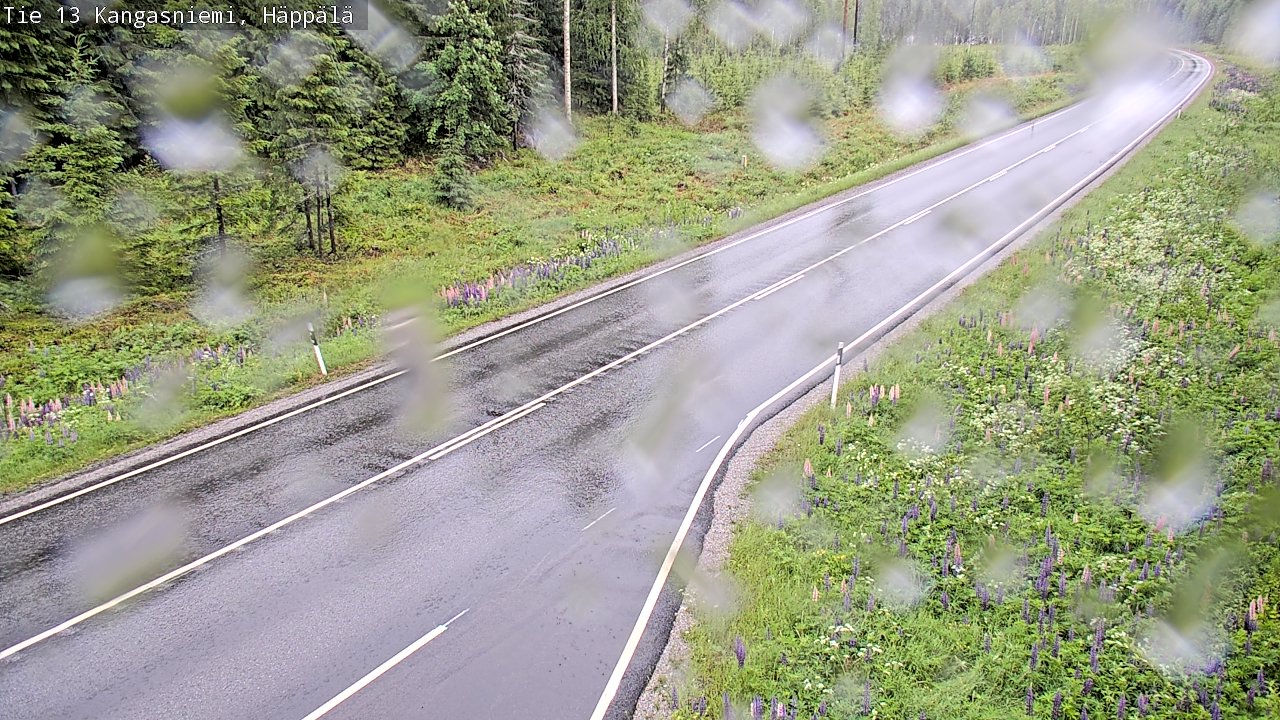 Weather Camera Image Väg 13 Kangasniemi, Häppälä, Kangasniemi, Etelä-Savo