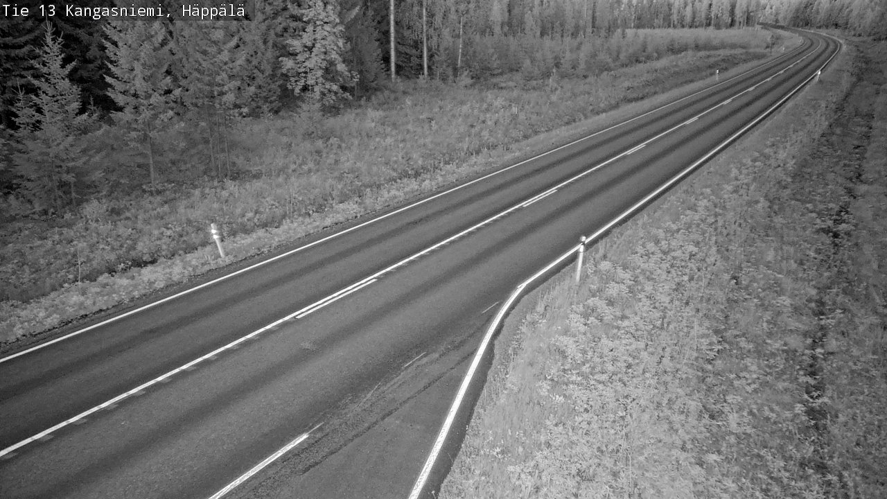 Weather Camera Image Road 13 Kangasniemi, Häppälä, Kangasniemi, Etelä-Savo