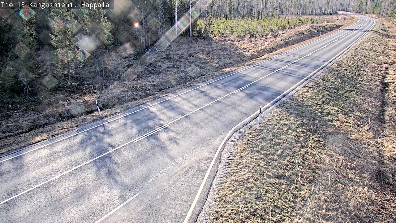 Weather Camera Image Väg 13 Kangasniemi, Häppälä, Kangasniemi, Etelä-Savo