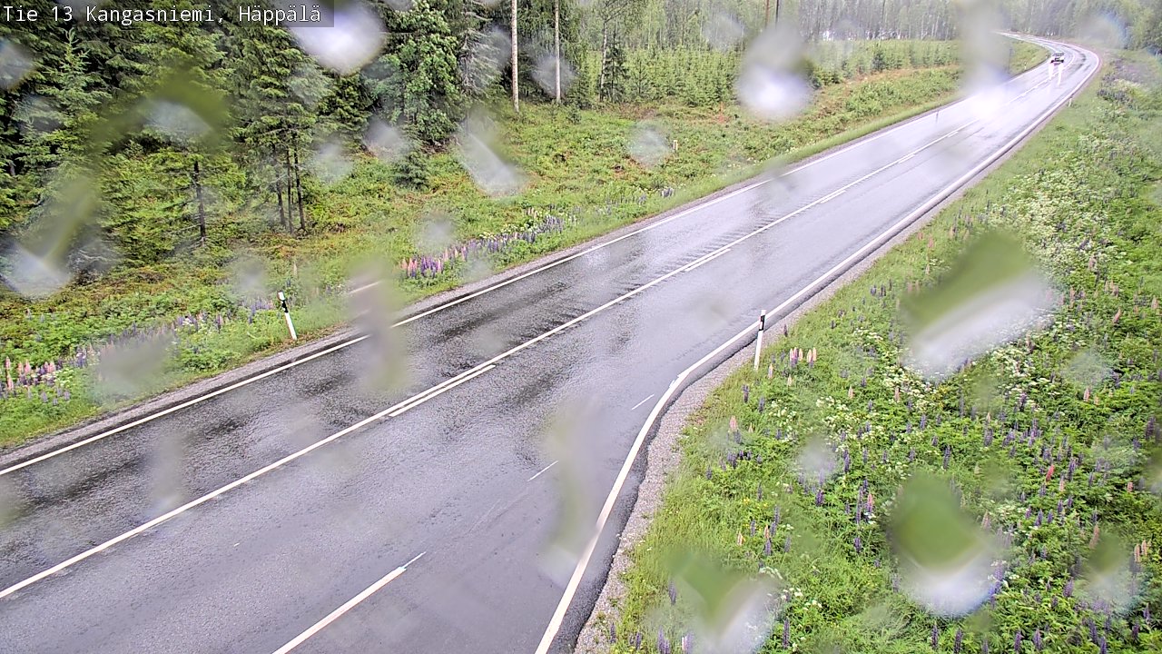 Weather Camera Image Väg 13 Kangasniemi, Häppälä, Kangasniemi, Etelä-Savo
