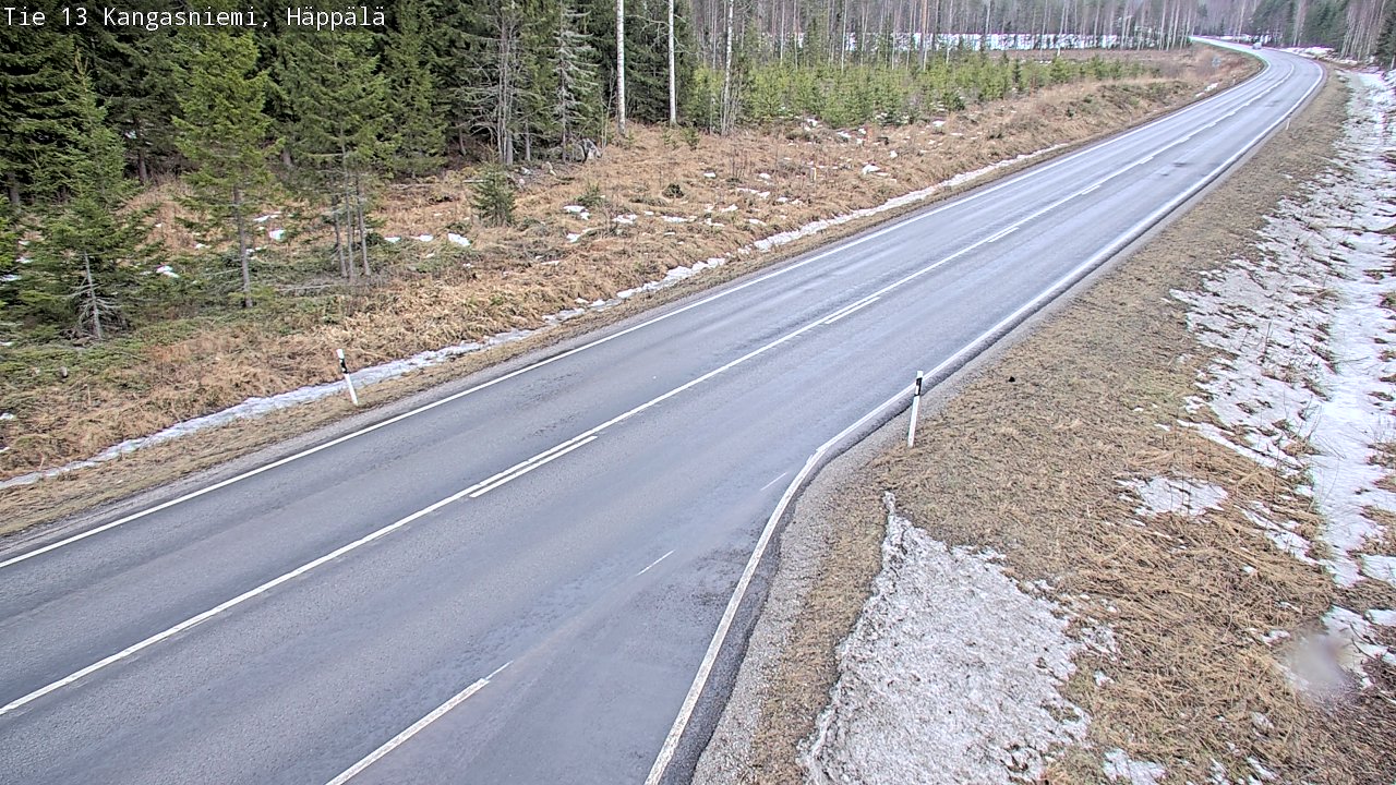 Weather Camera Image Road 13 Kangasniemi, Häppälä, Kangasniemi, Etelä-Savo