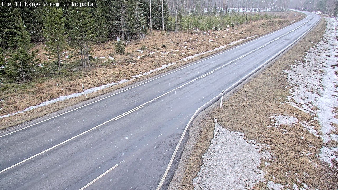 Weather Camera Image Road 13 Kangasniemi, Häppälä, Kangasniemi, Etelä-Savo