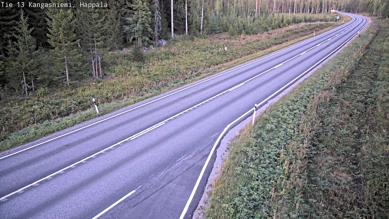 Weather Camera Image Road 13 Kangasniemi, Häppälä, Kangasniemi, Etelä-Savo