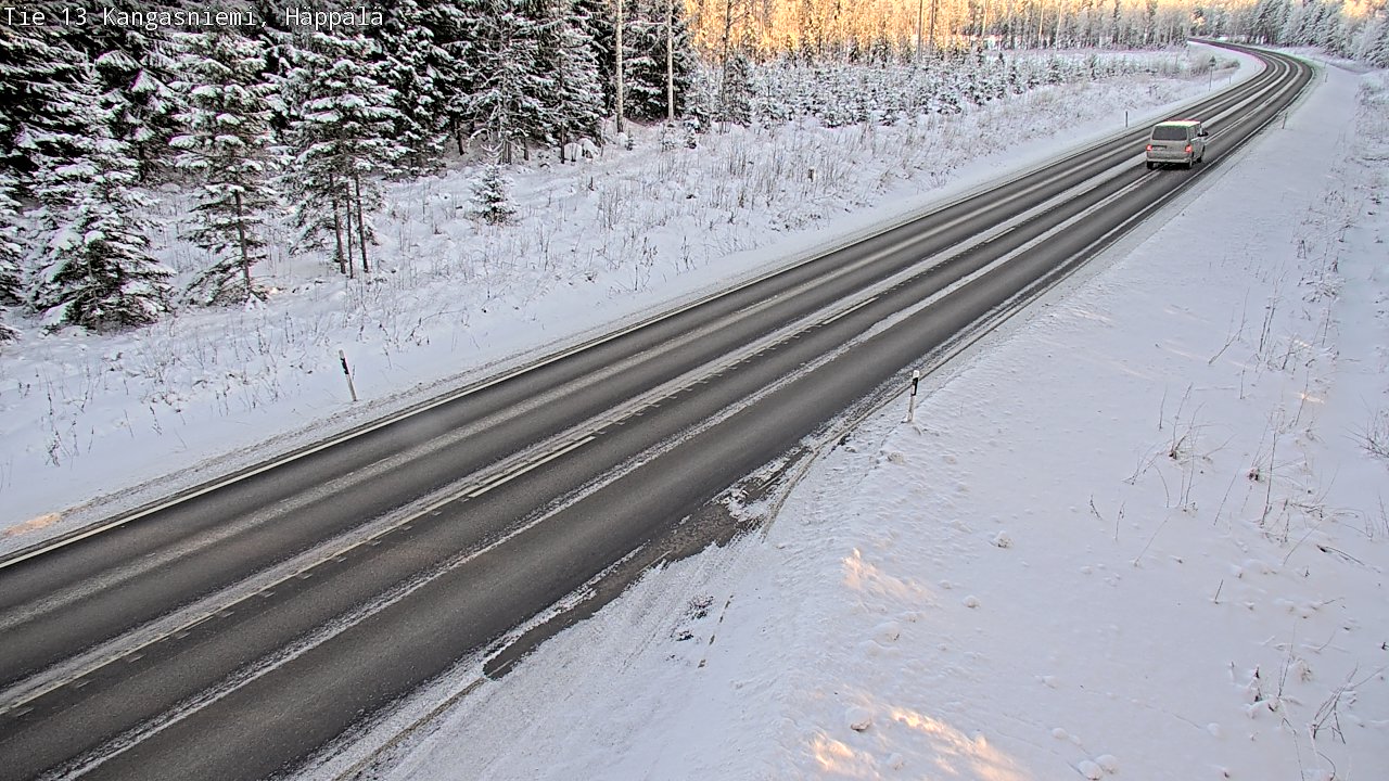 Weather Camera Image Väg 13 Kangasniemi, Häppälä, Kangasniemi, Etelä-Savo