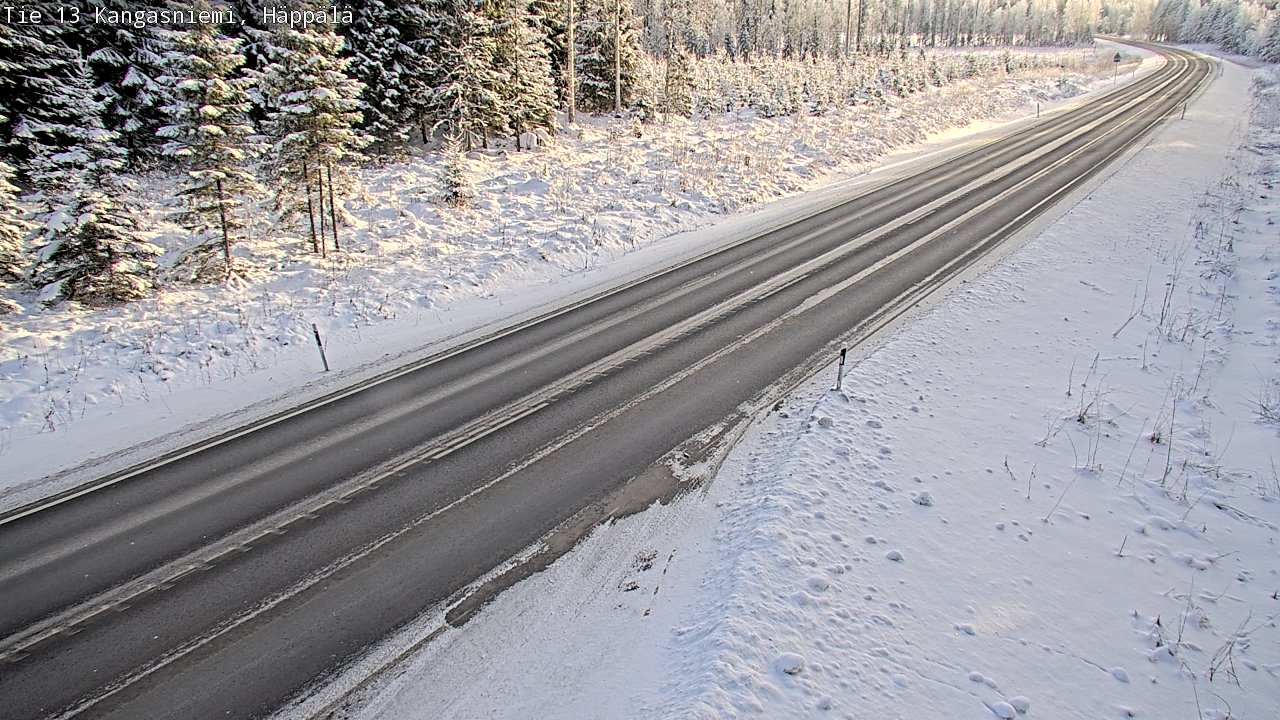 Weather Camera Image Road 13 Kangasniemi, Häppälä, Kangasniemi, Etelä-Savo